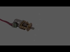 SM08-GB10 8mm διπολική stepper διαμέτρων μηχανή με το κιβώτιο ταχυτήτων άξονων Δ