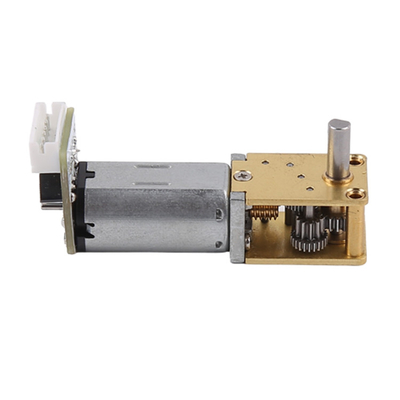 5000-30000RPM Worm Gearbox N20 DC Motor With Custom Encoder