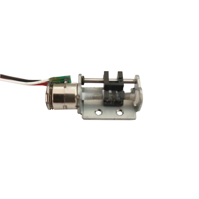 2 φάσεις διαμέτρου 8 mm γωνία βήματος 18 μοίρες Micro Slider γραμμικό βήμα κινητήρα με στήριγμα